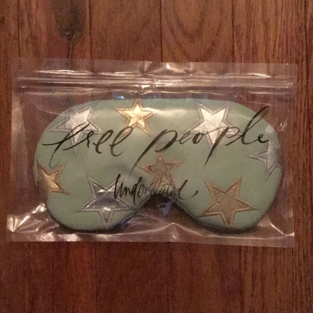 FREE PEOPLE & Understated Leather Sleep Eye Mask
